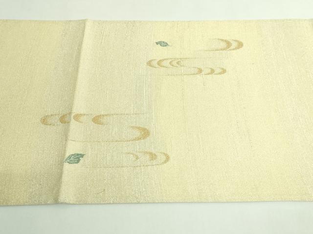平和屋着物●極上 太鼓柄袋帯 カエル 金糸 鈴乃屋扱い 逸品 DZAB4294kh6