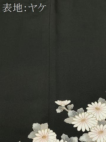 平和屋着物■豪華黒留袖 作家物 風景文 石庭花文 金彩 正絹 逸品 CABC0162ev