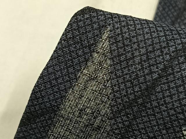 平和屋着物*夏物 小紋 花蝶間道 暈し染め 正絹 逸品 AABF5689fy