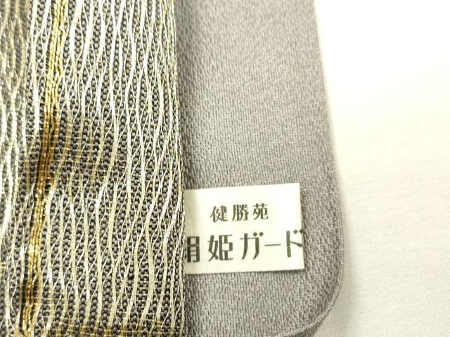 平和屋着物▼太鼓柄袋帯 斜線文 金銀糸 健勝苑扱い 正絹 逸品 DABB1760fe