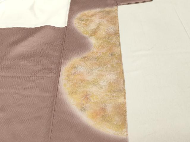 平和屋着物■豪華色留袖 刺繍 花鳥文 暈し染め 金彩 正絹 逸品 DABB8887cd