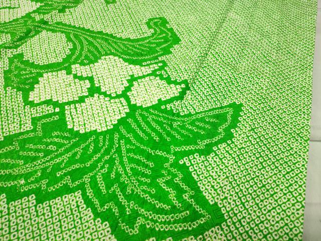 平和屋着物●豪華振袖 総絞り 花唐草文 正絹 逸品 CABC8057gh