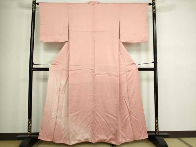 平和屋着物■色留訪問着 鏡裏花文 暈し染め 正絹 逸品 DABC0163sf