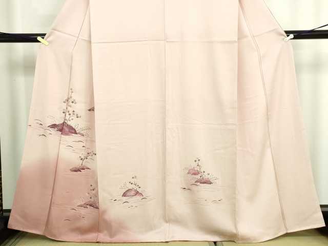 平和屋着物■訪問着 風景文 金彩 正絹 逸品 DABC0173sf
