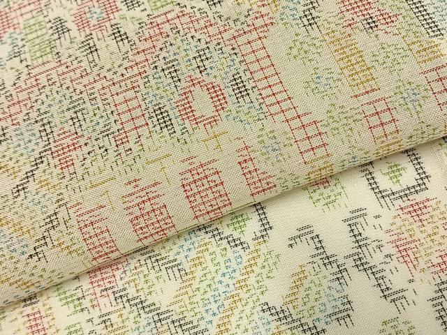 平和屋着物*夏物 本場大島紬 夏大島 幾何学文様 正絹 逸品 AABF5813fy