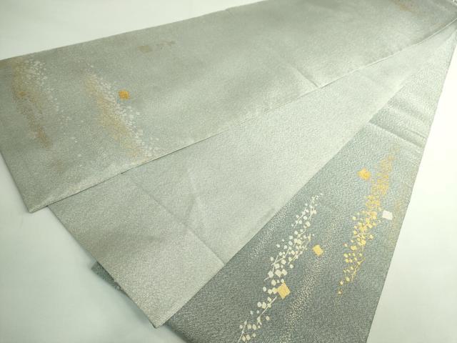 平和屋着物●極上 金彩友禅 卓越技能者・名工・和田光正 太鼓柄袋帯 綴れ 箔散らし 金銀彩 保証書付き 逸品 DZAB4764kh6