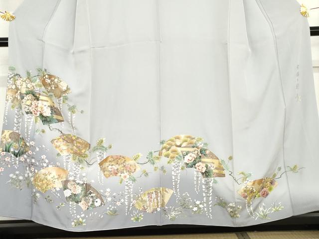 平和屋着物●訪問着 作家物 古都乃彩 暈し染め 金彩 さが美扱い 正絹 逸品 AABG0286cs