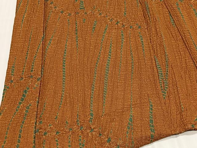 平和屋着物∞名門 藤娘きぬたや・総絞り 羽織 竜巻絞り 正絹 逸品 CABC3151ua
