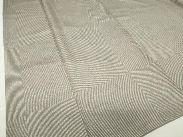 平和屋着物●江戸小紋 市松に縞 正絹 逸品 DABA4828az
