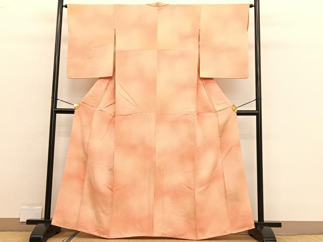 平和屋着物■上質な小紋 立波文 暈し染め 正絹 逸品 BAAW4584hv