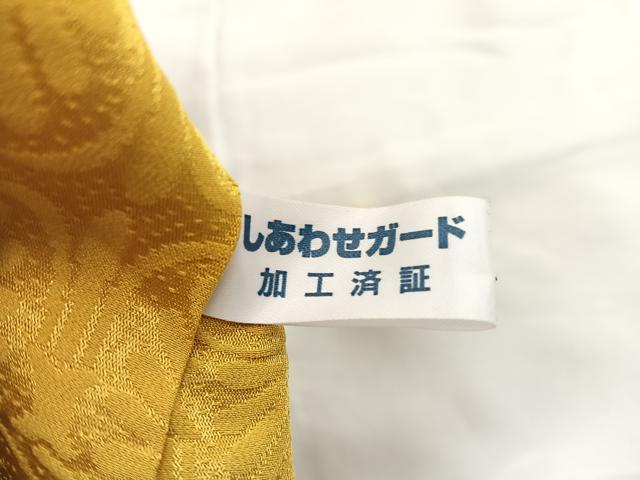 平和屋着物■上質な小紋 絞り 三日月文様 正絹 逸品 BAAW4703hv
