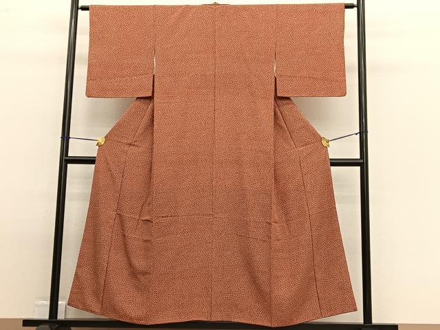 平和屋着物■江戸小紋 鉢梅 正絹 逸品 BAAW4812hv