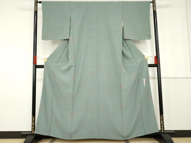 平和屋着物●世界的人形師 辻村寿三郎 ジュサブロー 小紋 花菱文 正絹 逸品 未使用 AABG0311cs