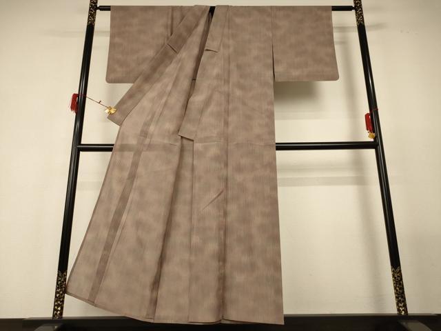 平和屋着物*夏物 小紋 紗 霞文 正絹 逸品 AABF9486jd