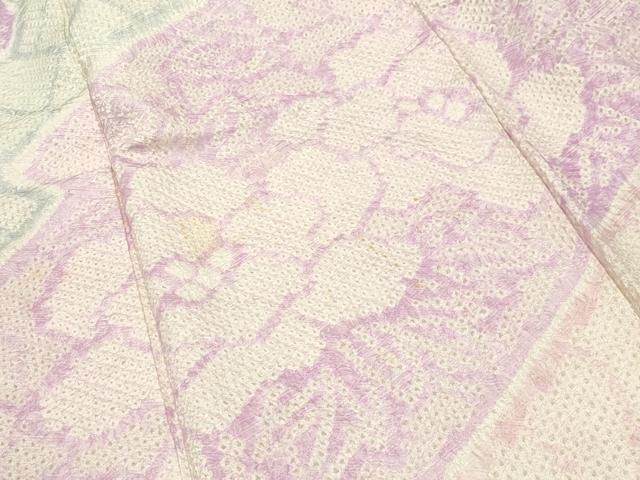 平和屋着物●訪問着 総絞り 牡丹吉祥文 正絹 逸品 CABC8162gh