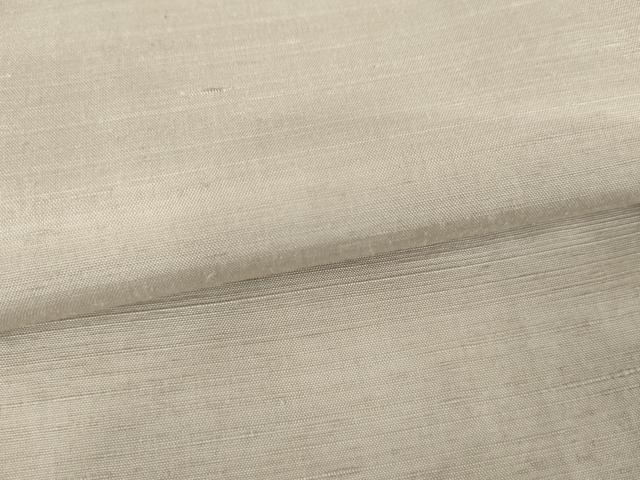 平和屋着物●米沢 新田秀次 紬 梅染 色無地 薄梅鼠色 正絹 逸品 未使用 AABG2683cs