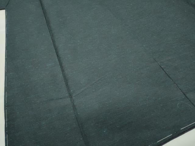 平和屋着物●男性 紬 アンサンブル 長羽織 霞文 正絹 逸品 DABC3038az