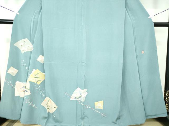 平和屋着物●本加賀友禅作家 田丸幸子 訪問着 色紙重ね花文 鈴乃屋扱い 正絹 逸品 DABB4748ps