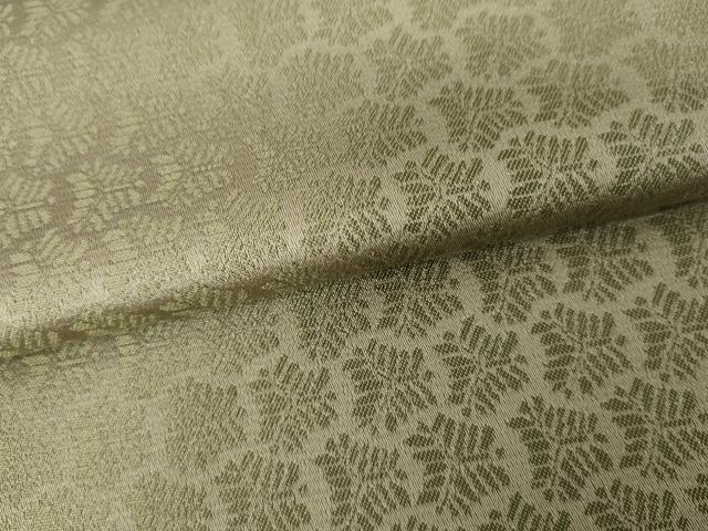 平和屋着物●お召 松葉亀甲文 正絹 逸品 未使用 AABG3497cs