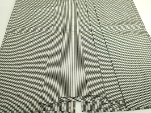 平和屋着物●極上 男性 馬乗り袴 縞 逸品 DZAB5090kh6
