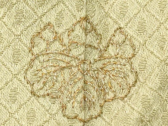 平和屋着物■豪華色留袖 駒刺繍 桐笹文 金彩 正絹 逸品 DABC4760cd