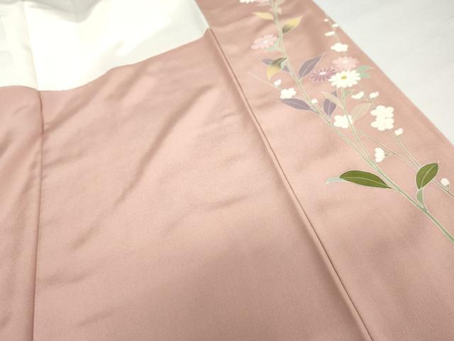 平和屋着物●訪問着 友禅 枝花文 暈し染め 正絹 逸品 AABG3551cs