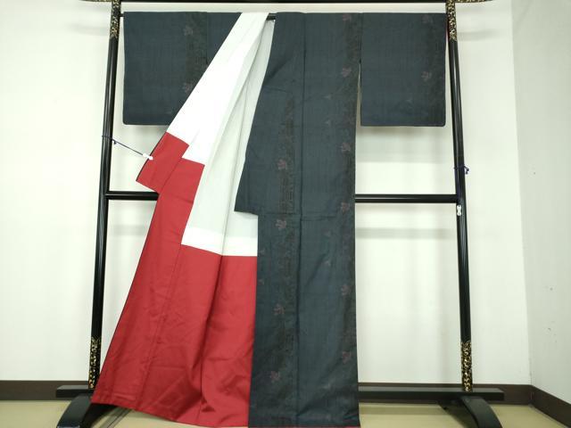 平和屋着物●本場大島紬 9マルキ 花間道 正絹 逸品 DABB4885ps