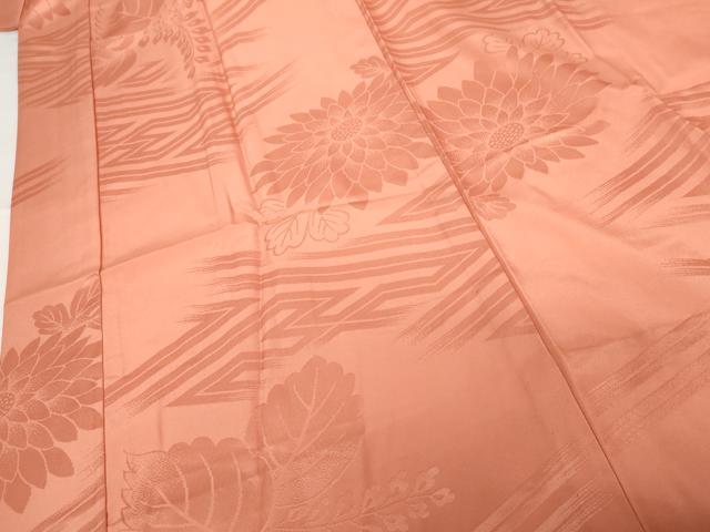 平和屋着物●振袖用長襦袢 無双仕立て 菊桐地紋 洗える着物 AABG5407cs