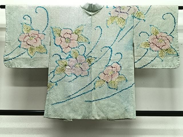 平和屋着物∞羽織 総絞り 舞花文 正絹 逸品 CABD4630ua