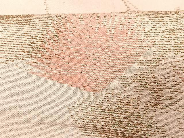 平和屋着物■上質な小紋 寿光織 枝松葉 金彩 正絹 逸品 CABD6872xe