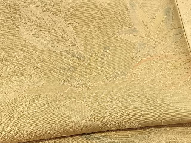 平和屋着物■上質な小紋 地紋起こし 草葉文 暈し染め 正絹 逸品 BAAW4990hv