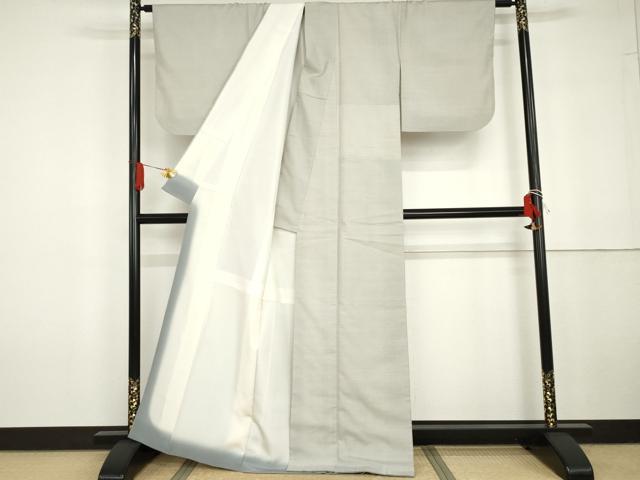 平和屋着物●東郷織物謹製 本場大島紬 白大島 160亀甲 総詰め 正絹 逸品 AABG6651cs