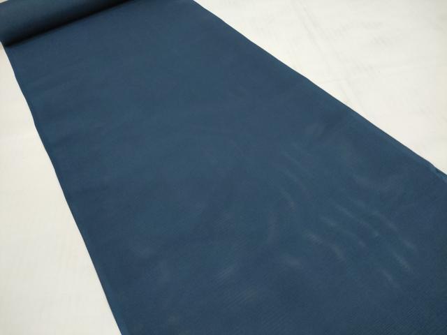 平和屋着物*夏物 色無地 反物 着尺 駒絽 紺色 洗える着物 未使用 DABC1755zzz