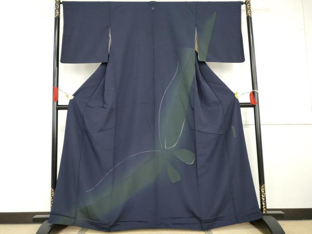 平和屋着物●世界的人形師 辻村寿三郎 ジュサブロー 訪問着 舞蝶文 暈し染め 金彩 正絹 逸品 AABG7892cs