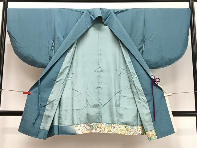 平和屋着物∞道中着 作家物 草花文 暈し染め 正絹 逸品 CABD4703ua