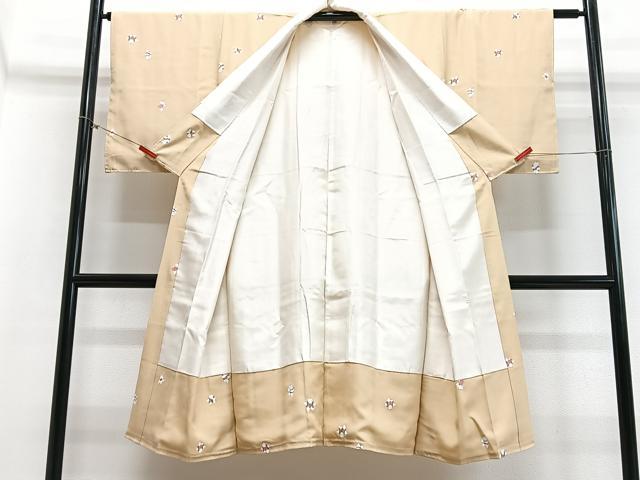 平和屋着物■長襦袢 袷 唐子 金彩 正絹 逸品 CABD7028xe