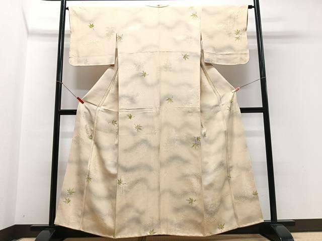 平和屋着物■上質な小紋 舞楓文 暈し染め 正絹 逸品 CABD7047xe