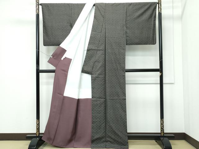 平和屋本店●希少 本場大島紬 龍郷絣 秋名バラ 純手織 杼木美和子作 興紬工房謹製 証紙付き 逸品 CZAA5414s6