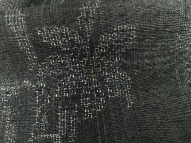 平和屋着物●結城紬 草花間道 ますいわ屋扱い 正絹 逸品 AABG7969cs