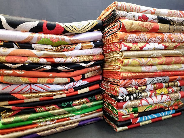 平和屋本店■子供帯 まとめて 35点 鳳凰 向い鶴 向い蝶 花柄 七宝 楽器 寿字 アンティーク 金銀糸 など 着用可能多数 未使用品あり ppp3511