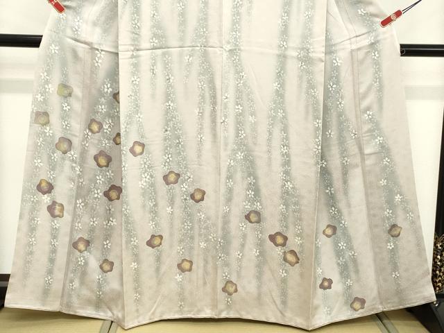 平和屋着物■訪問着 舞葉文 暈し染め 正絹 逸品 DABD2674cd