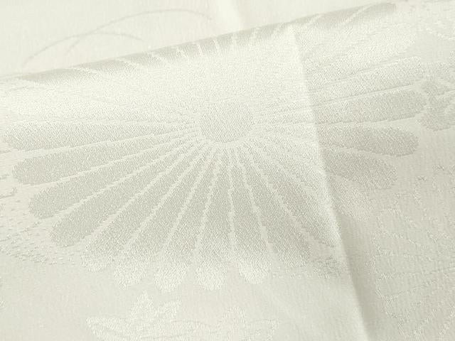 平和屋着物■長襦袢 無双仕立て 舞花地紋 半衿刺繍 洗える着物 DABD2743cd