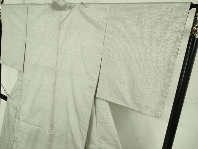 平和屋着物●極上 本場大島紬 白大島 100亀甲 総詰め 逸品 DZAA7409kh6