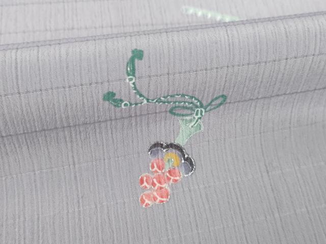 平和屋着物*夏物 小紋 絽 楽器文 洗える着物 AABH1922ck