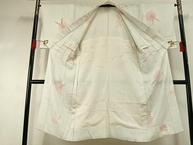 平和屋着物●長襦袢 無双仕立て 兎 暈し染め 正絹 逸品 AABH0517fy