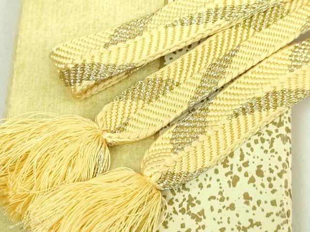 平和屋着物●極上 有職組紐道明 帯締め 笹浪組 金糸 宮内庁御用 国立博物館御用 東京芸術大学御用 逸品 DZAA11798kh6