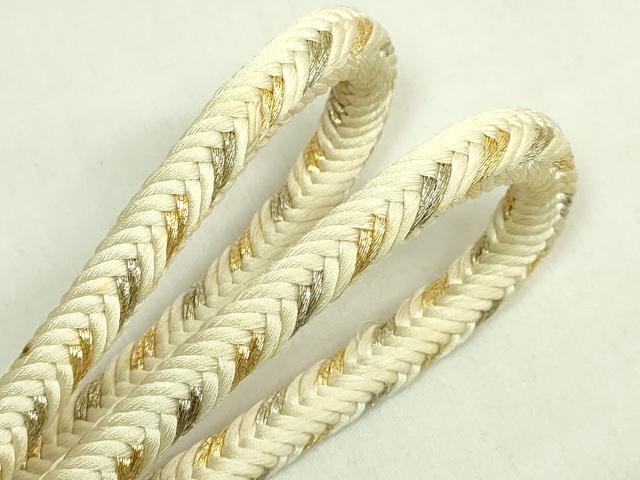 平和屋着物●極上 有職組紐道明 帯締め 奈良組 金銀糸 宮内庁御用 国立博物館御用 東京芸術大学御用 逸品 DZAA11799kh6