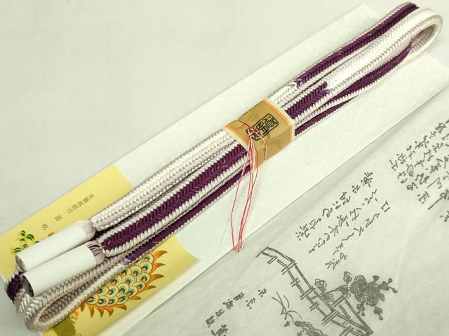 平和屋着物●極上 有職組紐道明 帯締め 冠組 金糸 宮内庁御用 国立博物館御用 東京芸術大学御用 逸品 未使用 DZAA11859kh6