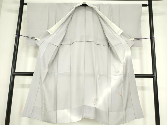平和屋着物●長襦袢 無双仕立て 霞花文 暈し染め 正絹 逸品 未使用 DABC3688az