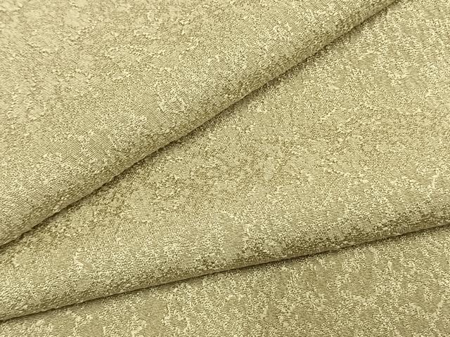 平和屋着物●本草木染作家 圓啓 色無地 白橡色 正絹 逸品 AABH0535fy